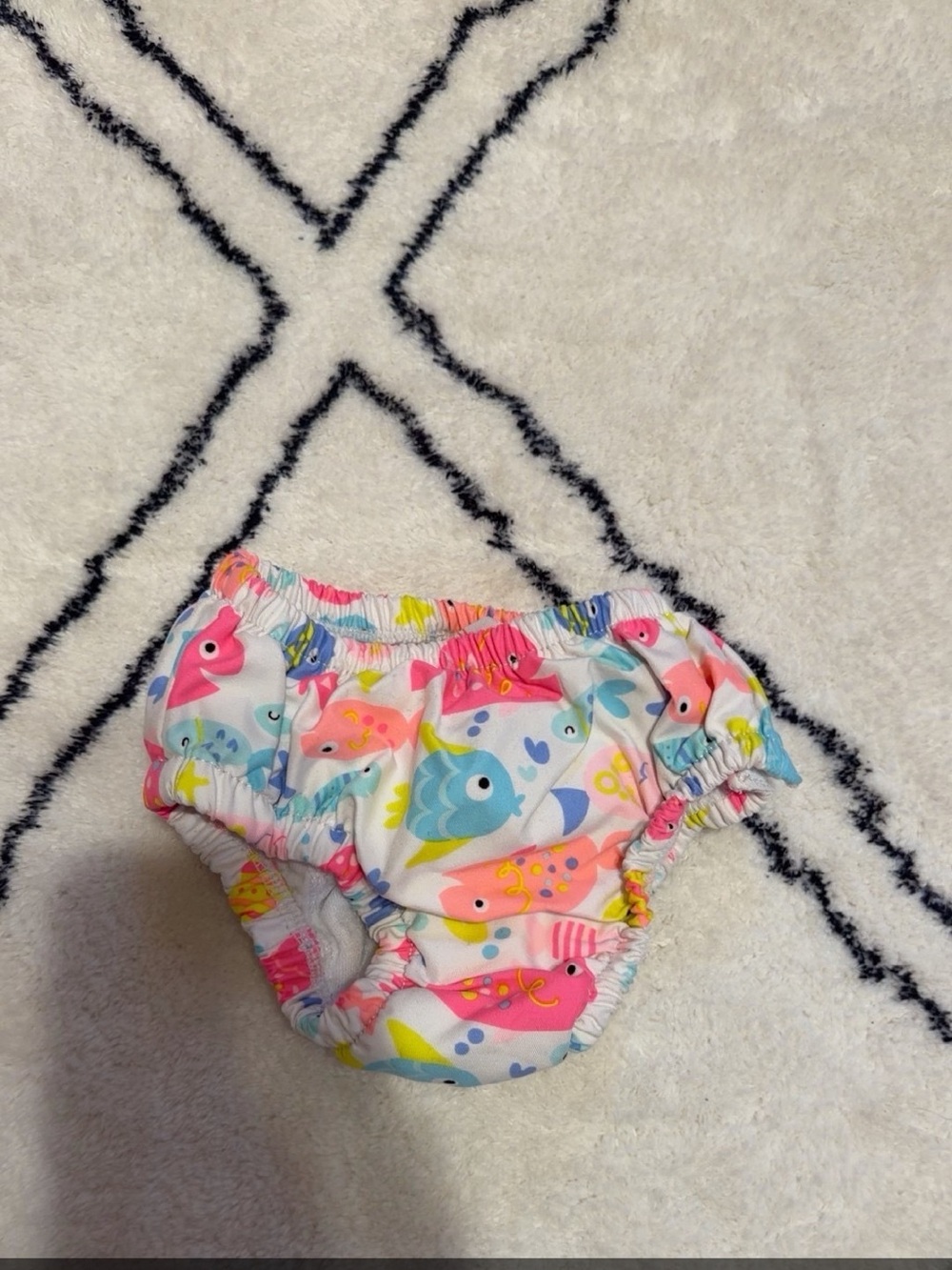 Baby Swim Diaper - Multicolor Fish Print